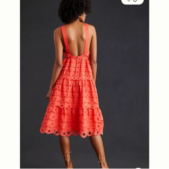 Anthropologie NWT eyelet Summer dress - Picture 7 of 14